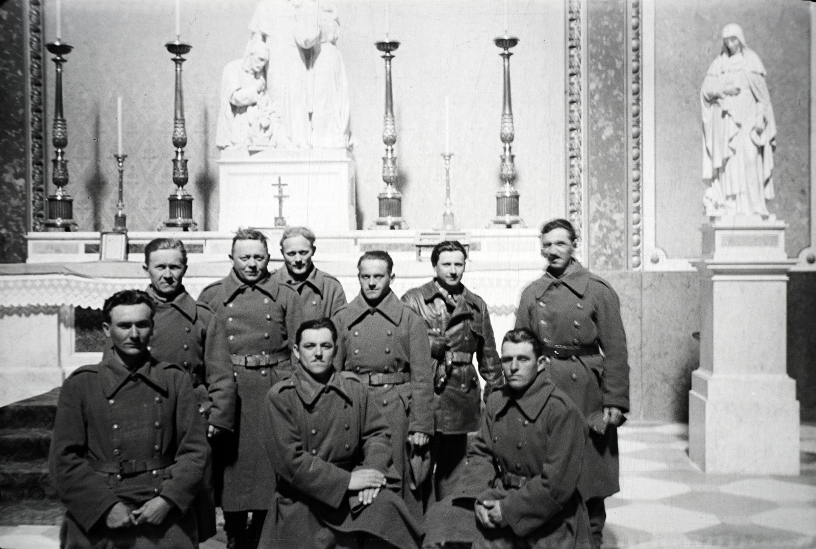 Hungary, Esztergom, Bazilika, a kassai vértanúk oltára., 1942, Miklós Lajos, altar, church interior, Cathedral, Fortepan #140776