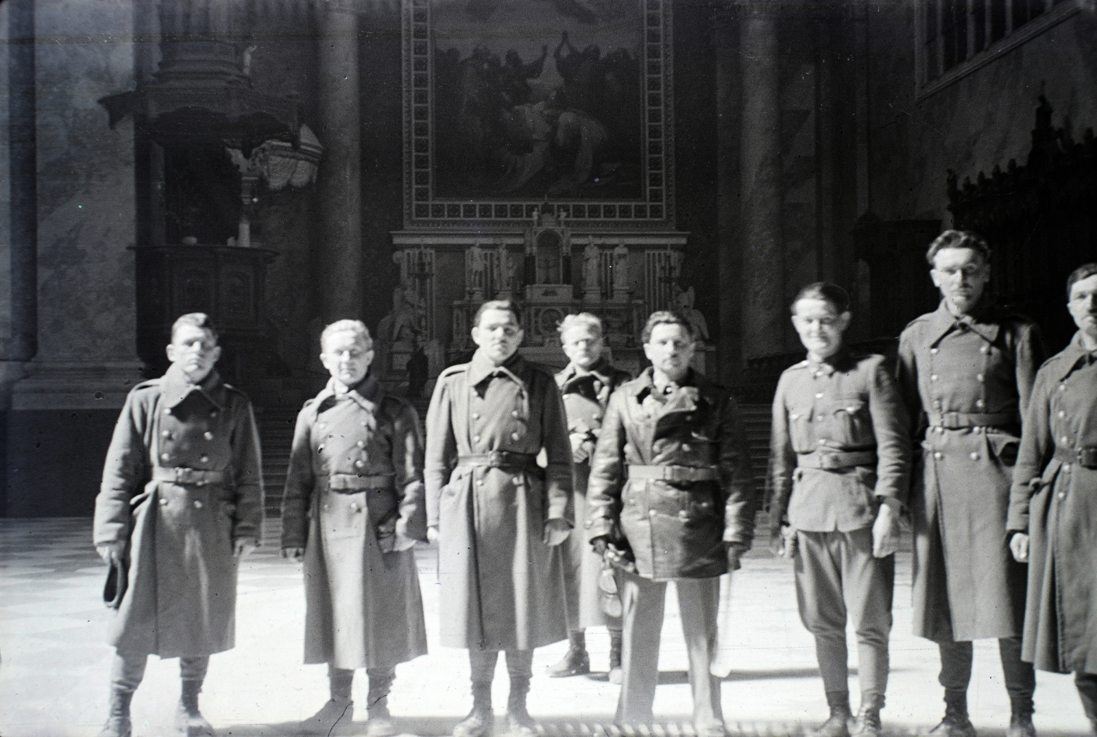 Hungary, Esztergom, Bazilika, főoltár., 1942, Miklós Lajos, altar, church interior, Cathedral, Fortepan #140777