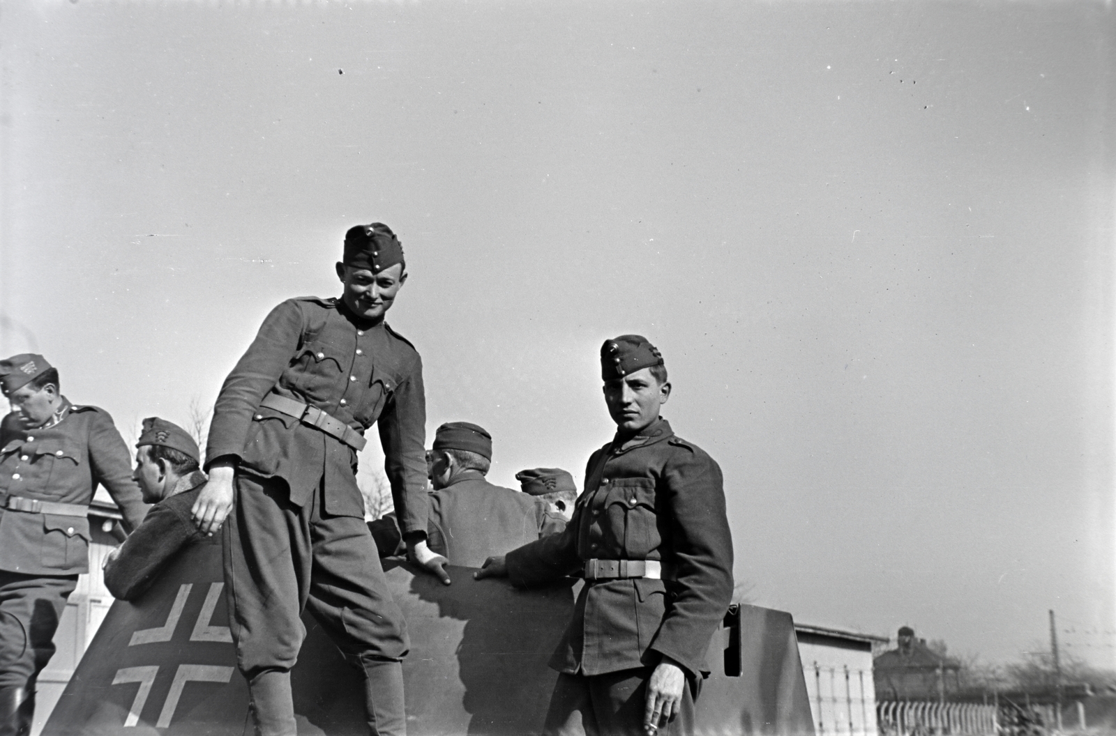 Hungary, Budapest IX., Üllői út 133-135. Ferenc József gyalogsági laktanya., 1942, Miklós Lajos, second World War, insignia, Budapest, Fortepan #140906