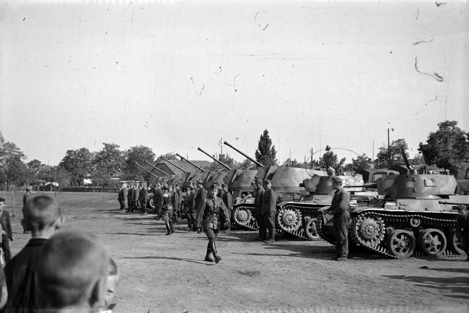 Hungary, Dorog, Otthon tér., 1942, Miklós Lajos, Fortepan #140939