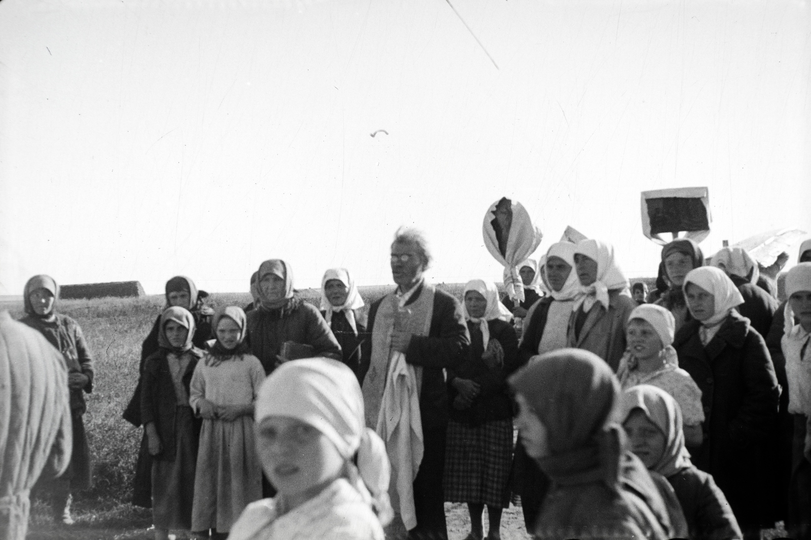 Russia, 1942, Miklós Lajos, funeral, Fortepan #141103