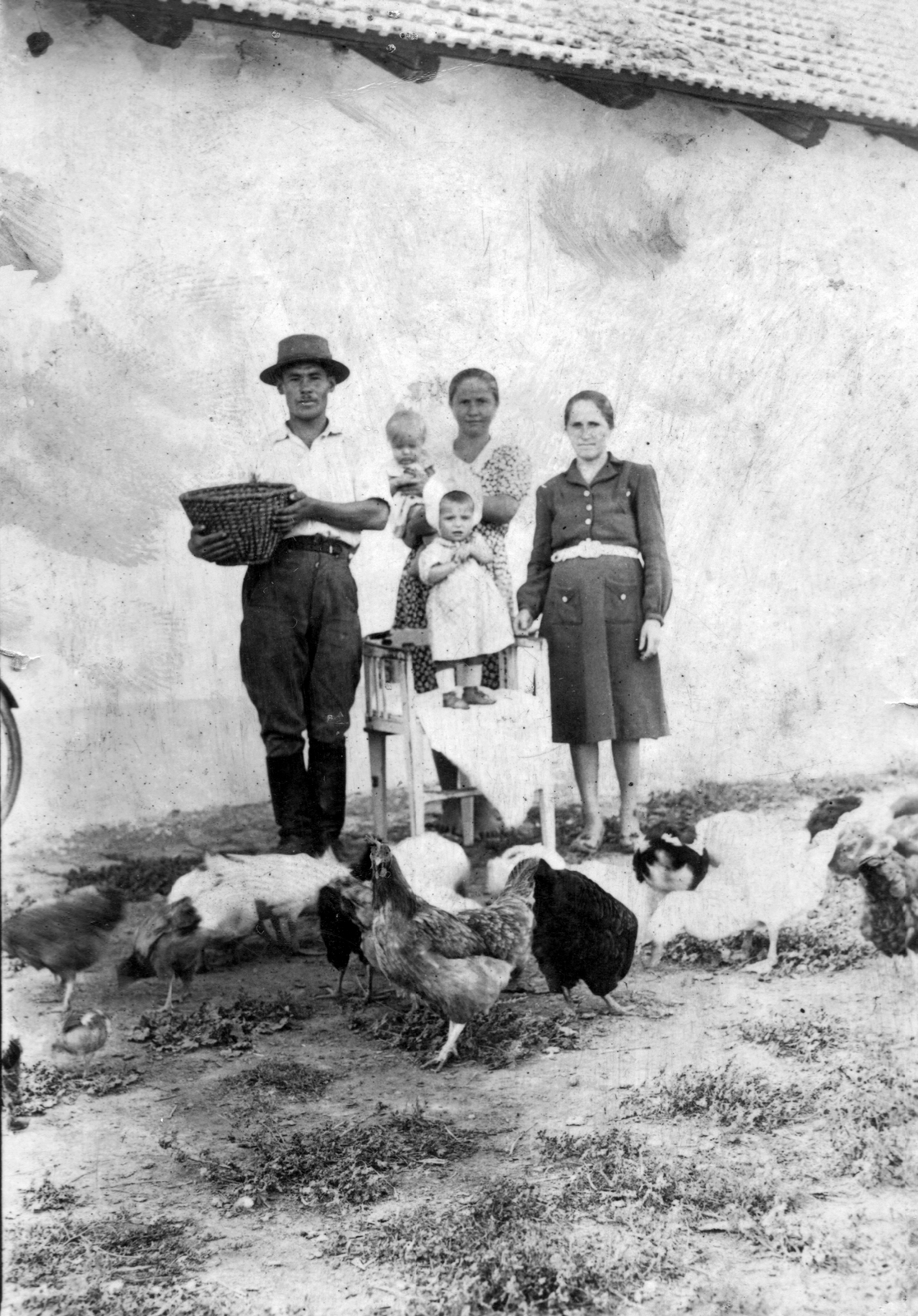 Hungary, Vésztő, 1939, Baráth Endre, family, Fortepan #14111
