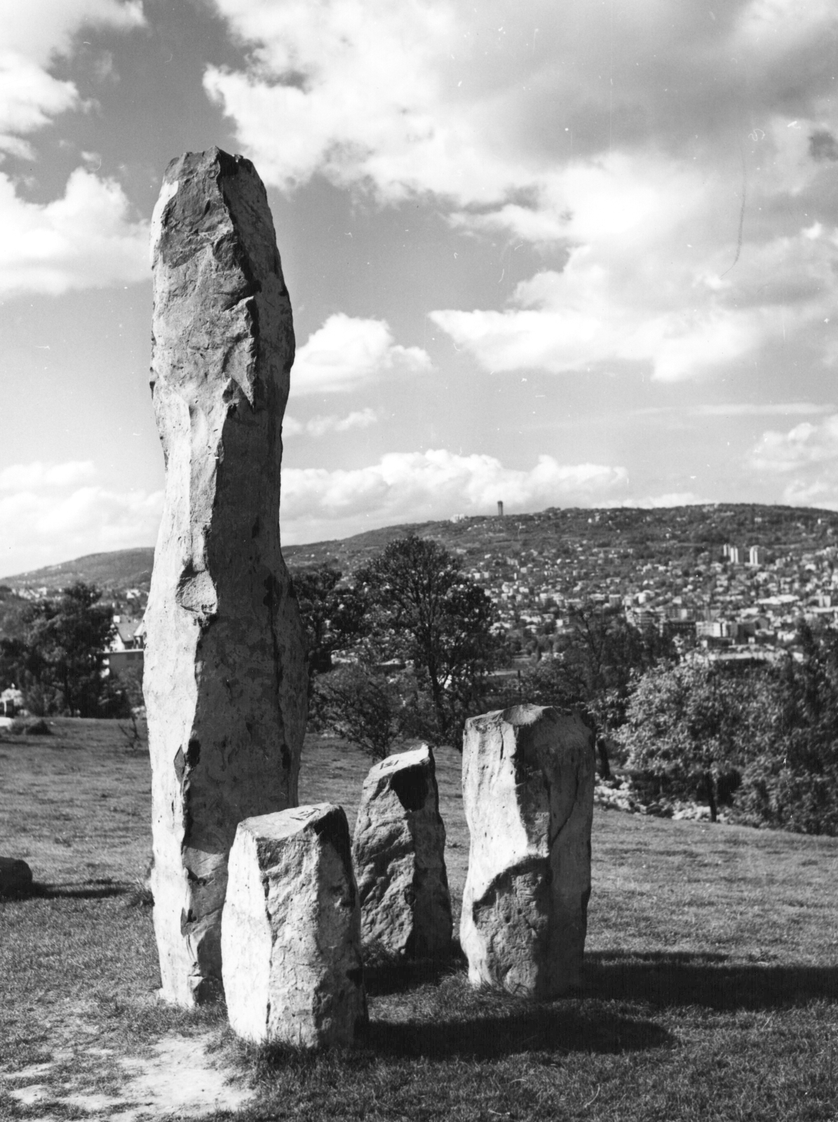 Magyarország, Gellérthegy, Budapest XI., Eraviszkusz-emlékmű (Laborcz Ferenc, 1970.)., 1973, Hlatky Katalin-Főkert, Budapest, Fortepan #141322