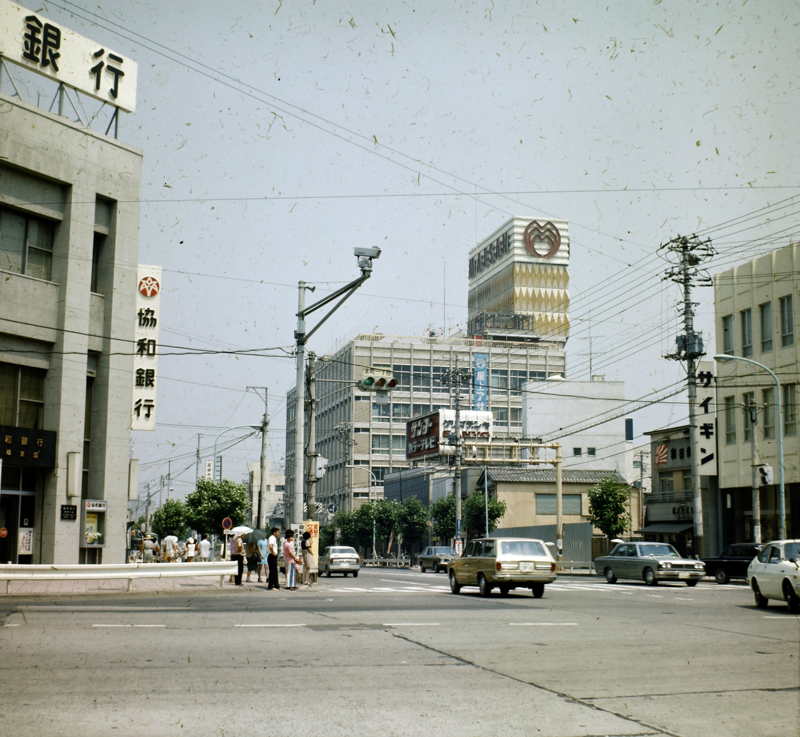 Japan, Maebashi, 1978, Bencze László, colorful, Japanese writing, Fortepan #141440