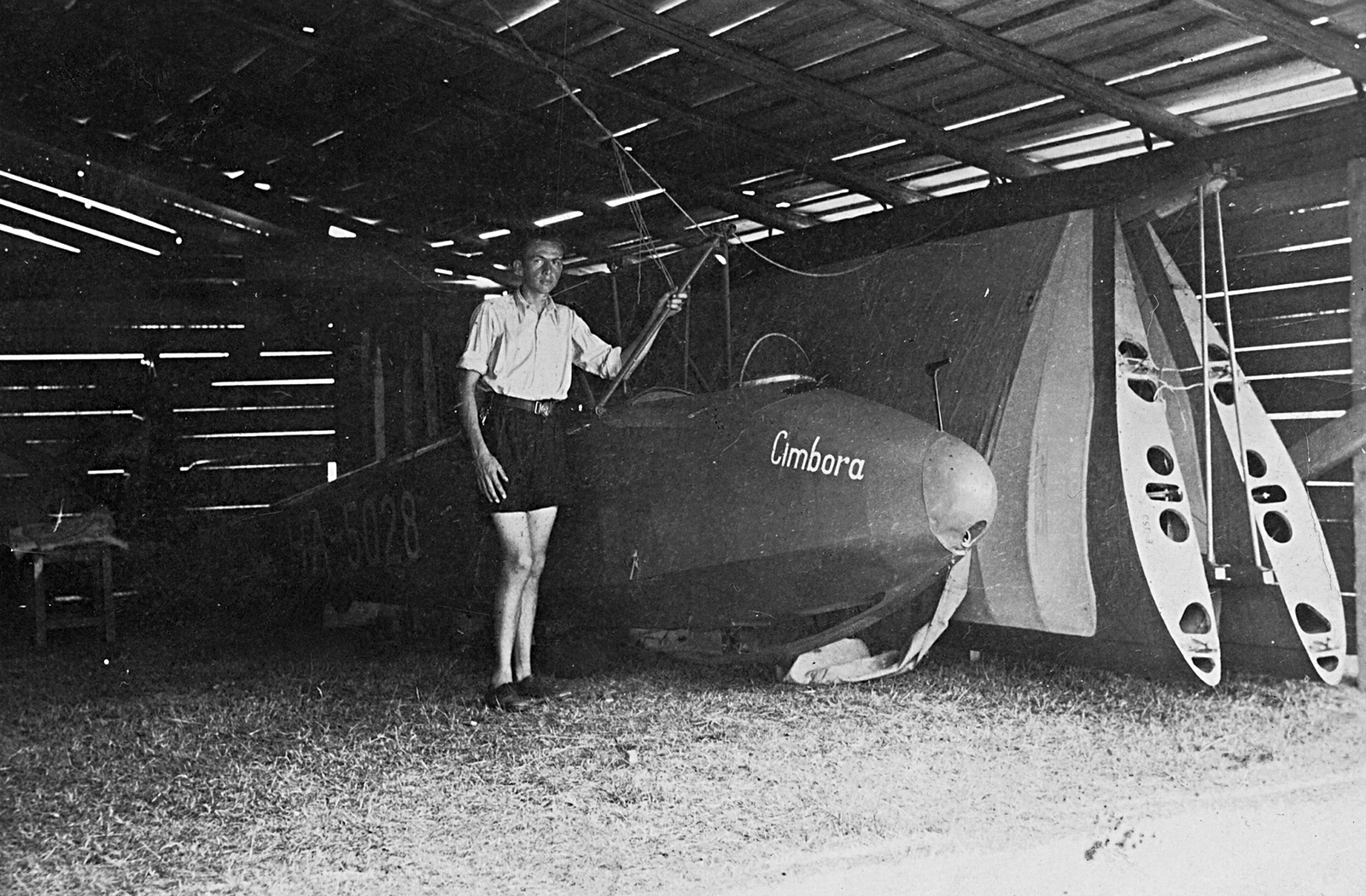 Rubik R-11 Cimbora vitorlázó repülőgép., 1943, Erky-Nagy Tibor, transport, Hungarian brand, airplane, sailplane, Fortepan #14146