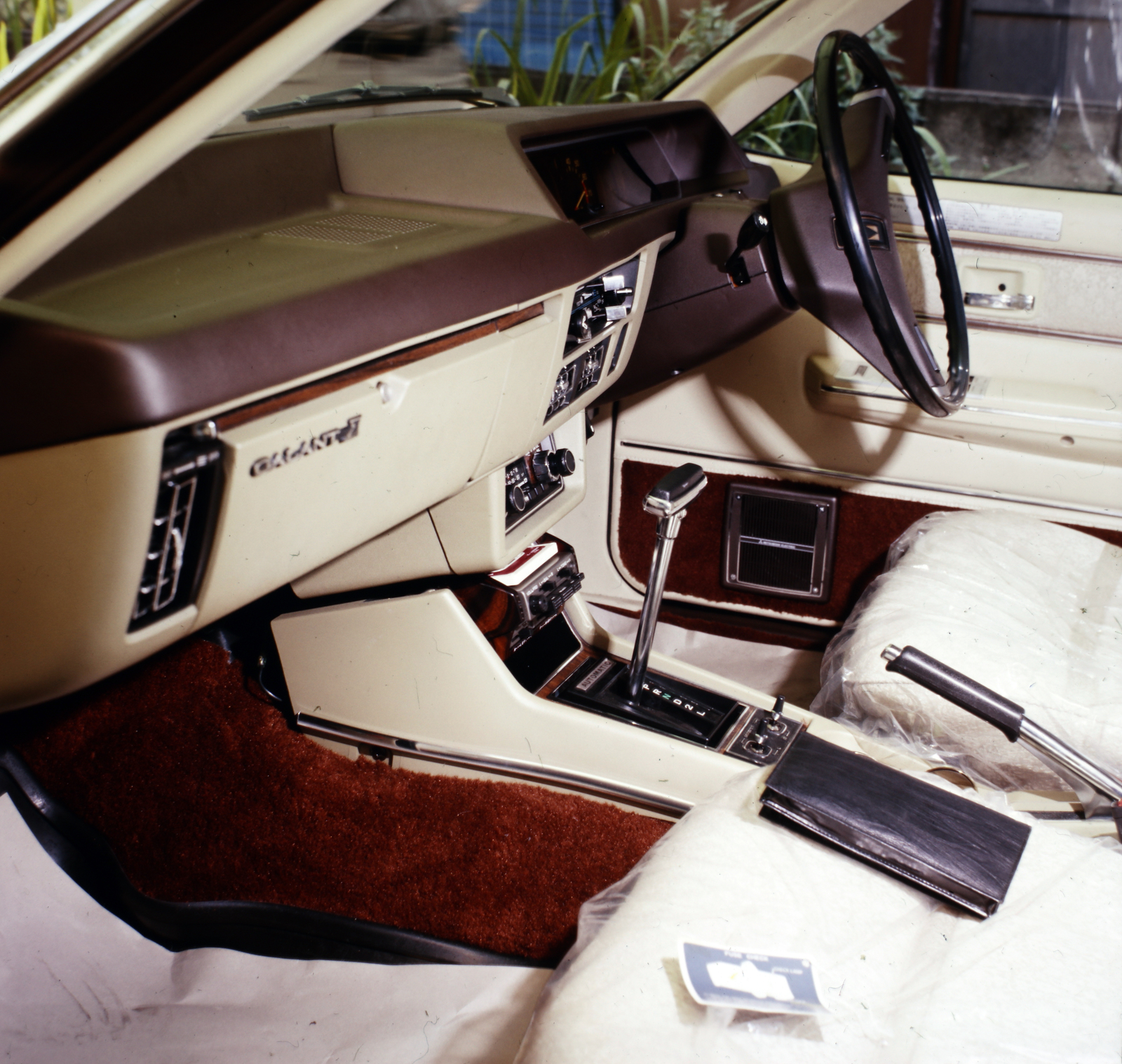 Japan, 1978, Bencze László, colorful, automobile, steering wheel, vehicle interior, Mitsubishi-brand, Fortepan #141464