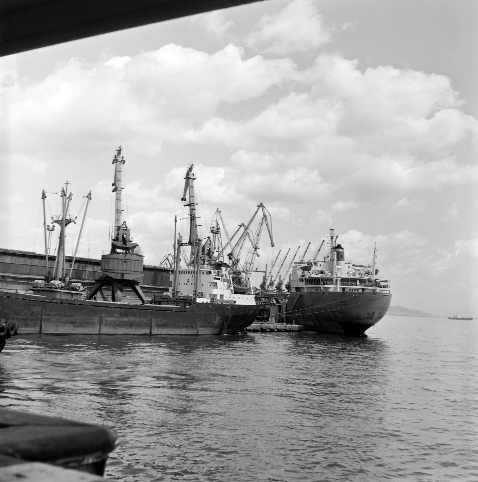 Japan, Yokohama, kikötő., 1978, Bencze László, Fortepan #141496