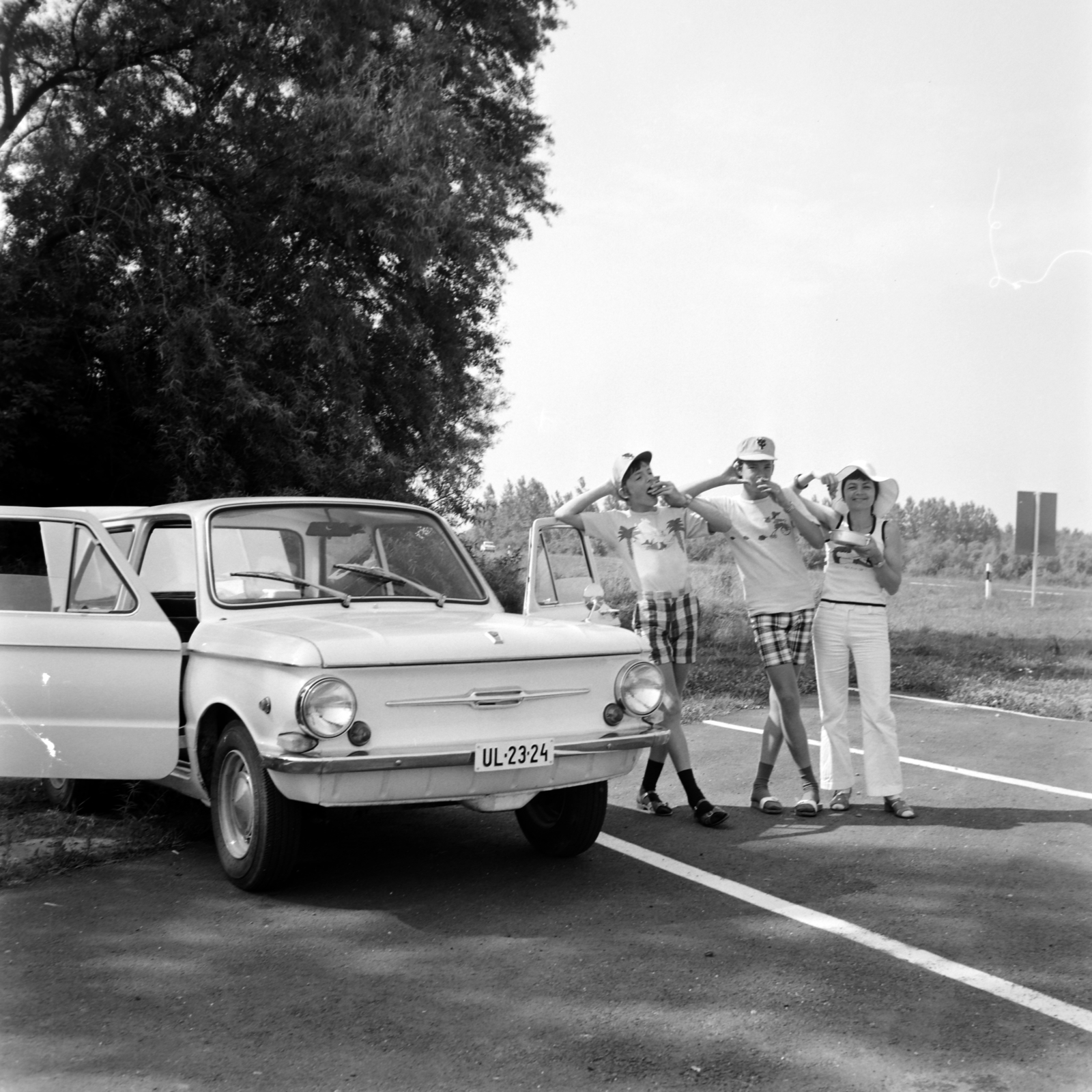1976, Bencze László, Zaporozhetz-brand, automobile, number plate, Fortepan #141524