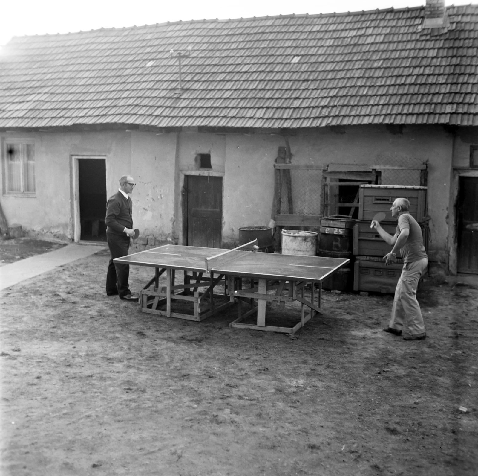 1974, Bencze László, table tennis table, Fortepan #141557