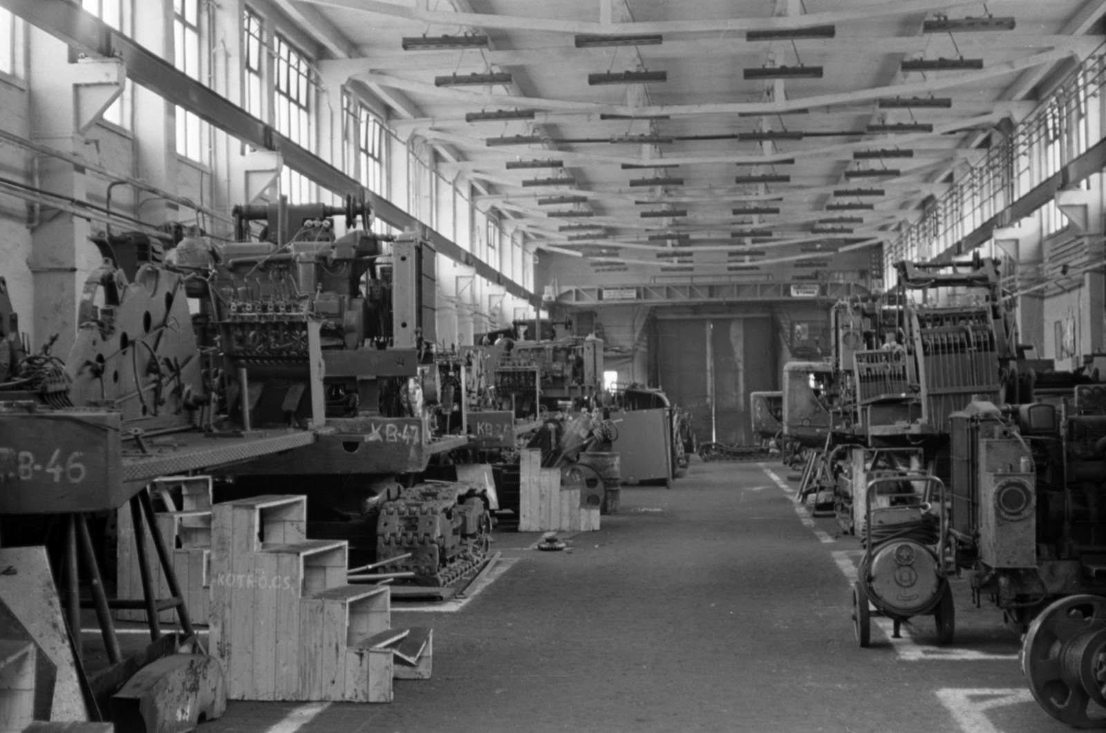 1969, Péterffy István, factory, stairs, factory, Fortepan #141756