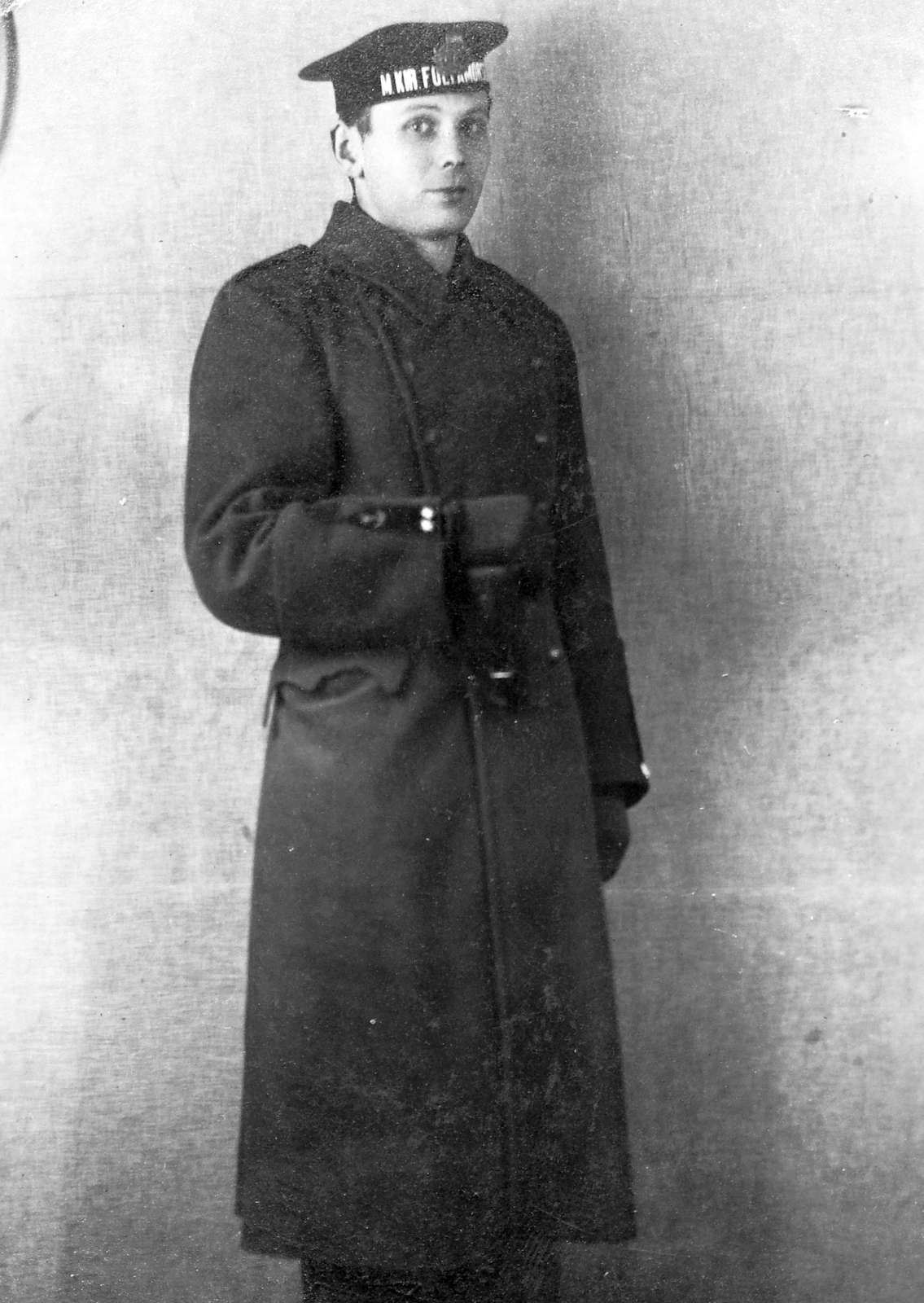 1940, Nagy József, boy, river guard, portrait, Fortepan #14195