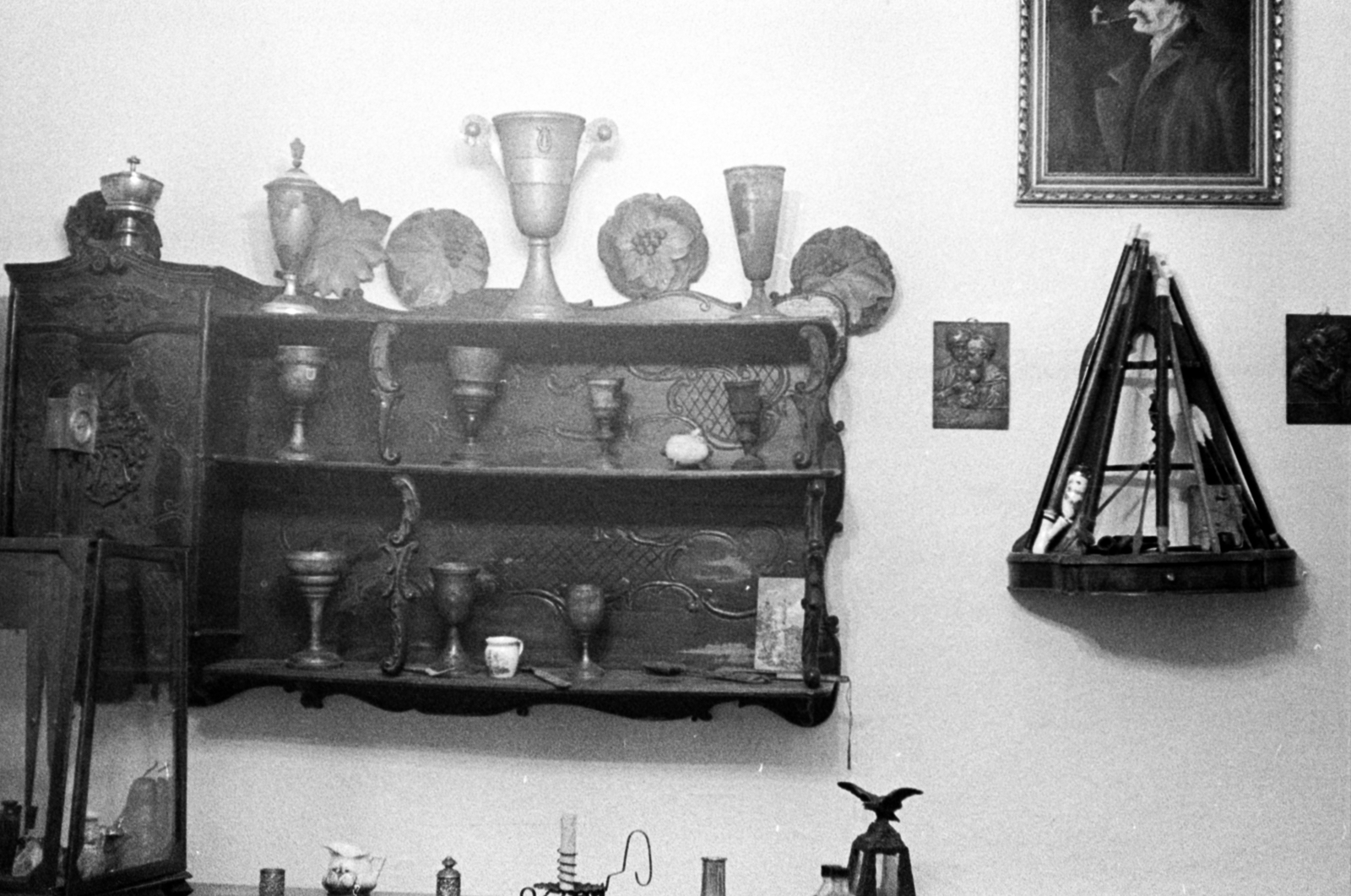 1968, Péterffy István, painting, cup, Fortepan #142517