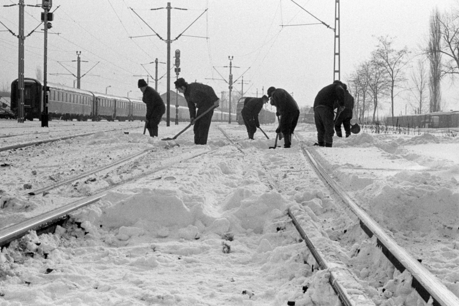 Magyarország, Monor, vasútállomás., 1970, Péterffy István, Fortepan #142560