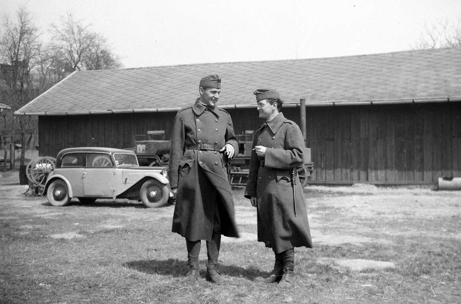 1938, Csontos Péter, DKW-márka, katona, automobil, tőr, Fortepan #14292