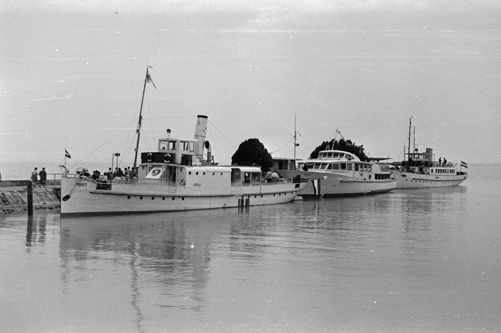 Magyarország,Balaton, Tihany, kikötő., 1963, Chuckyeager tumblr, Fortepan #143039