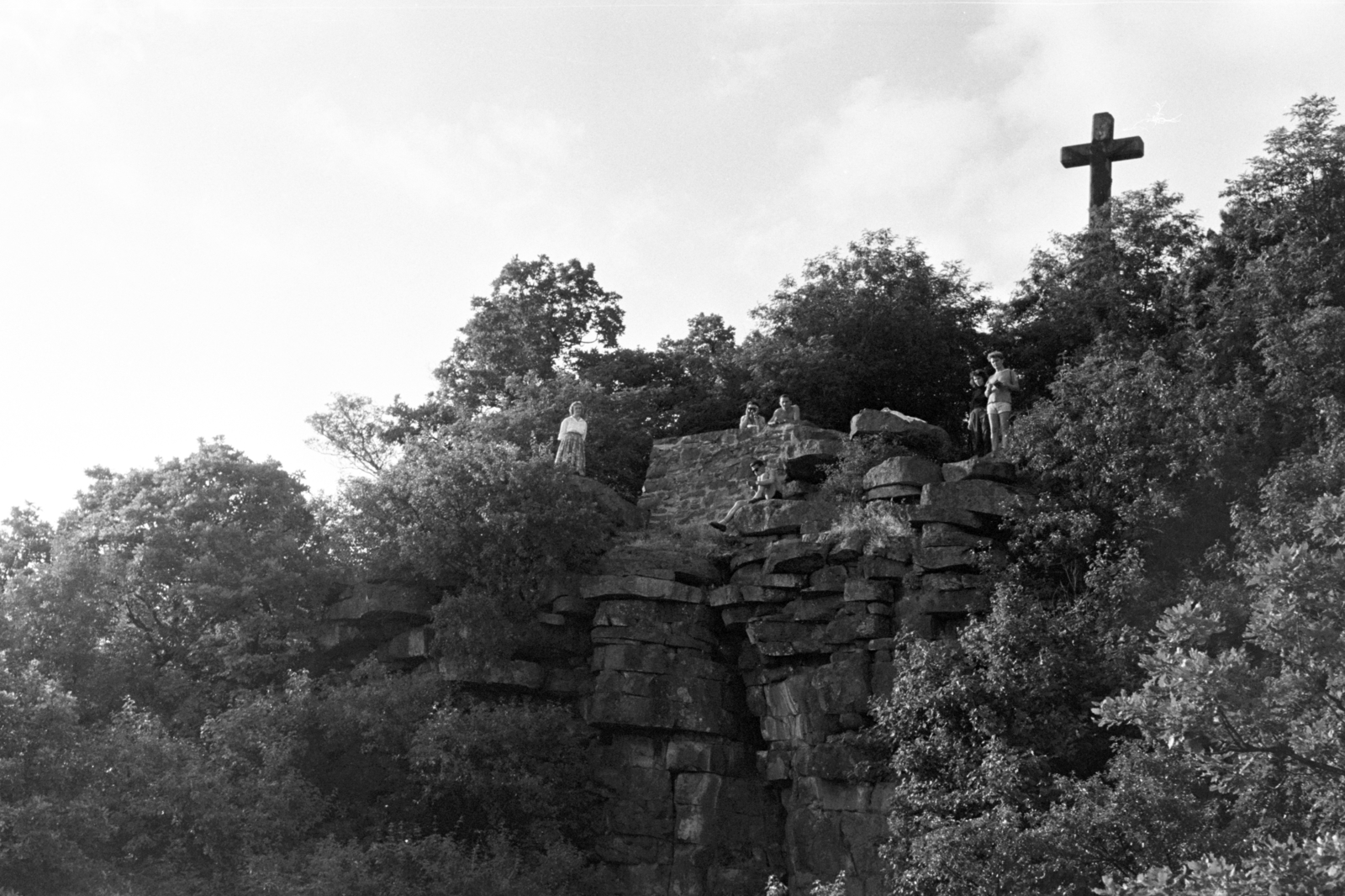 Magyarország,Balaton, Badacsony, Badacsonytomaj, Ranolder kereszt., 1963, Chuckyeager tumblr, Fortepan #143077