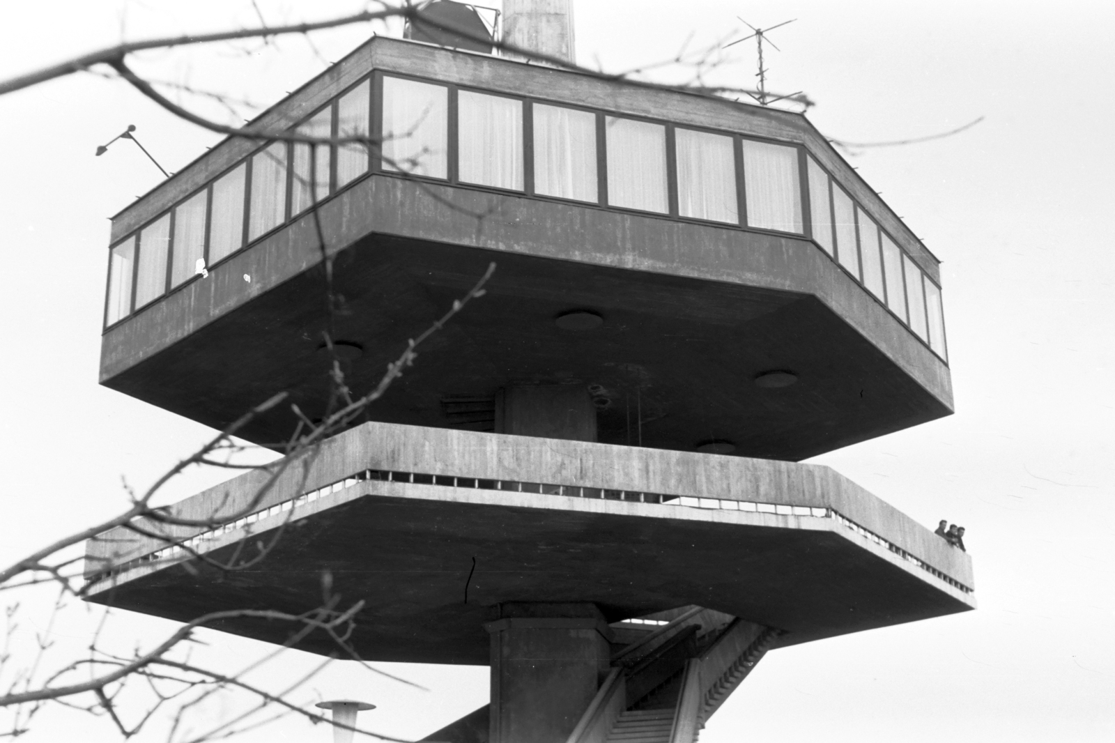 Hungary, Miskolc, Avasi kilátó., 1970, Chuckyeager tumblr, modern architecture, Fortepan #143230