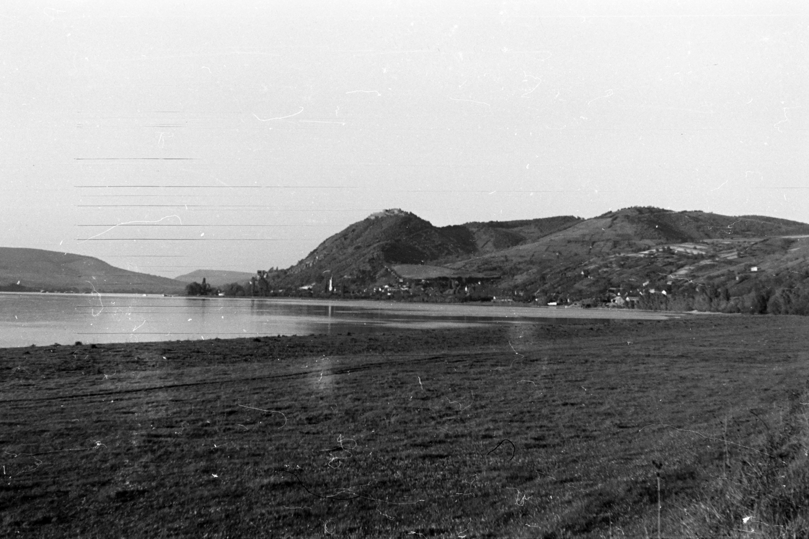 Hungary,Danube Bend, Visegrád, látkép Dömös felől., 1960, Chuckyeager tumblr, shore, Fortepan #143412