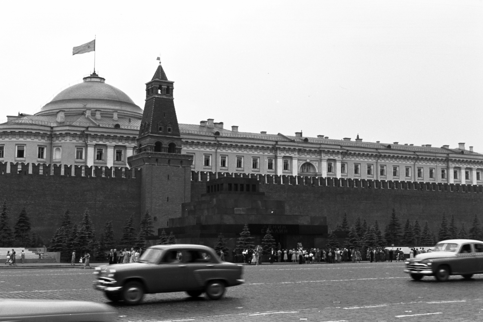 Russia, Moscow, Vörös tér, Lenin mauzóleum., 1958, Chuckyeager tumblr, Soviet Union, memorial, Fortepan #143566