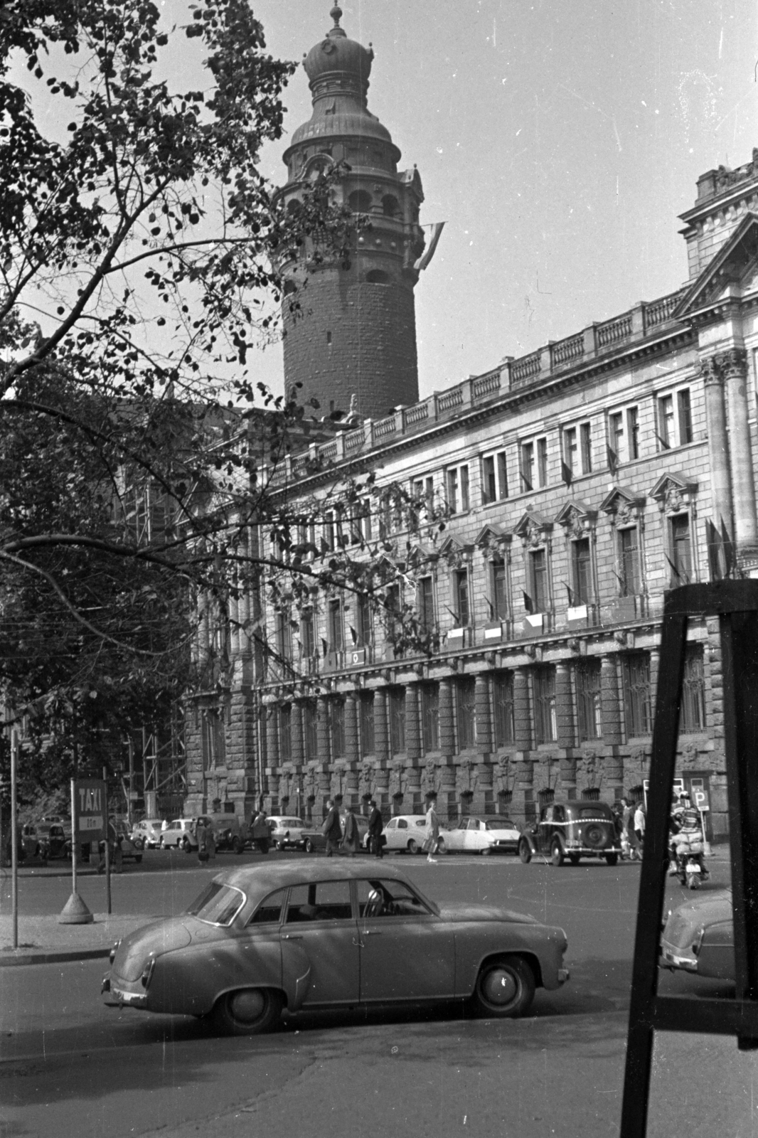 Germany, Leipzig, Új városháza., 1960, Chuckyeager tumblr, GDR, Fortepan #143608