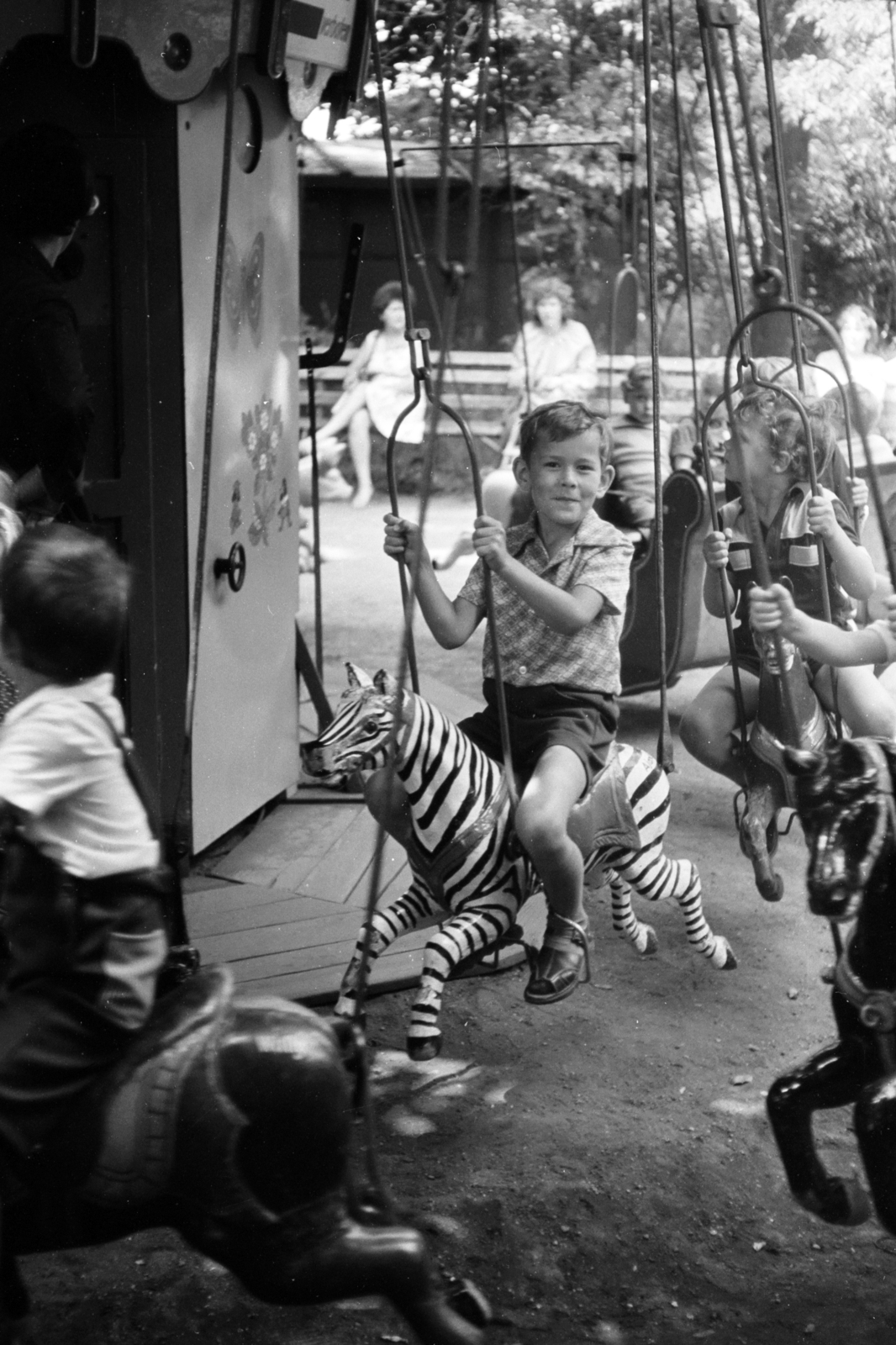 1970, Chuckyeager tumblr, körhinta, Fortepan #143675