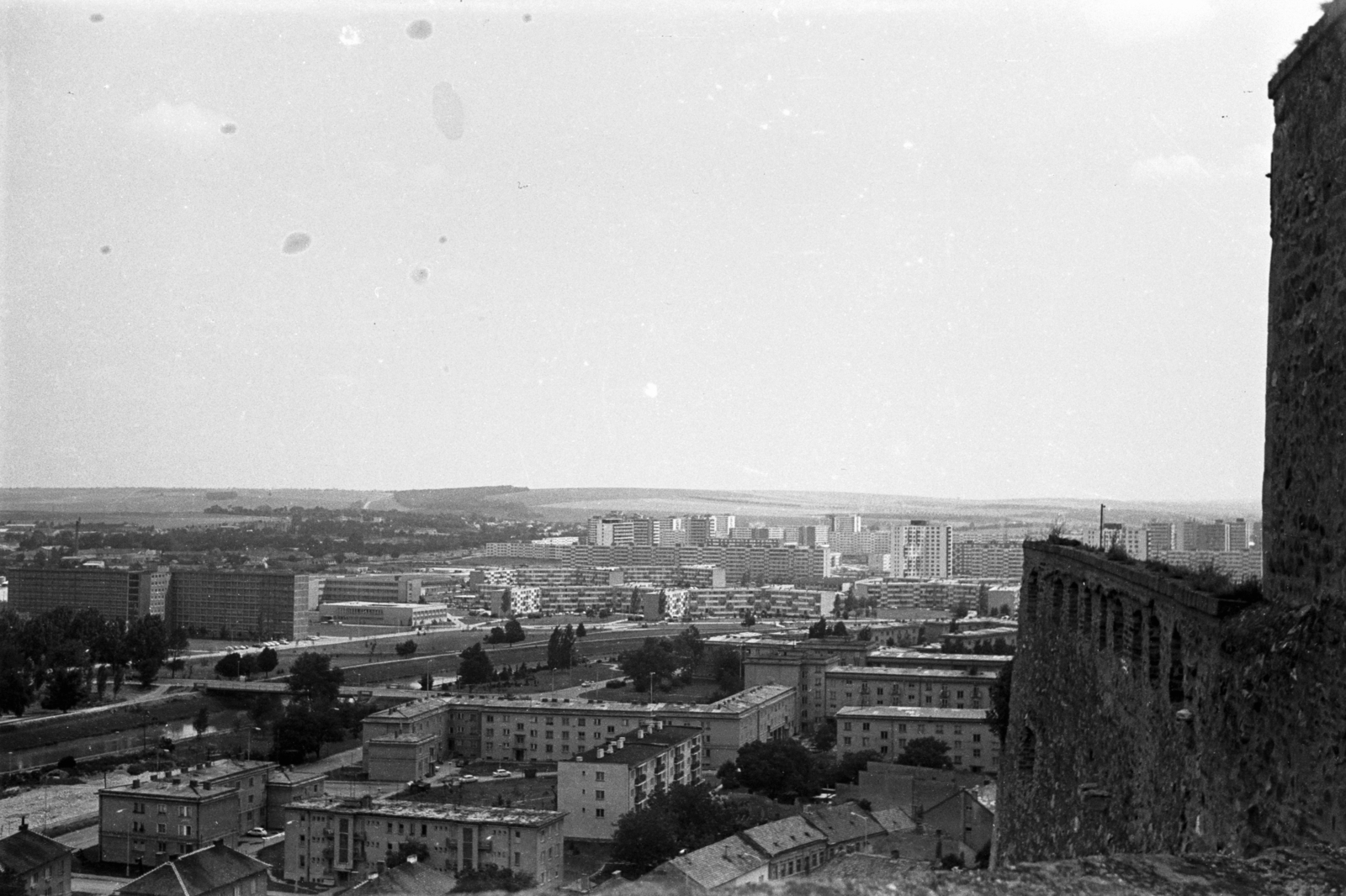Slovakia, Nitra, kilátás a várból., 1975, Chuckyeager tumblr, Czechoslovakia, Fortepan #143708