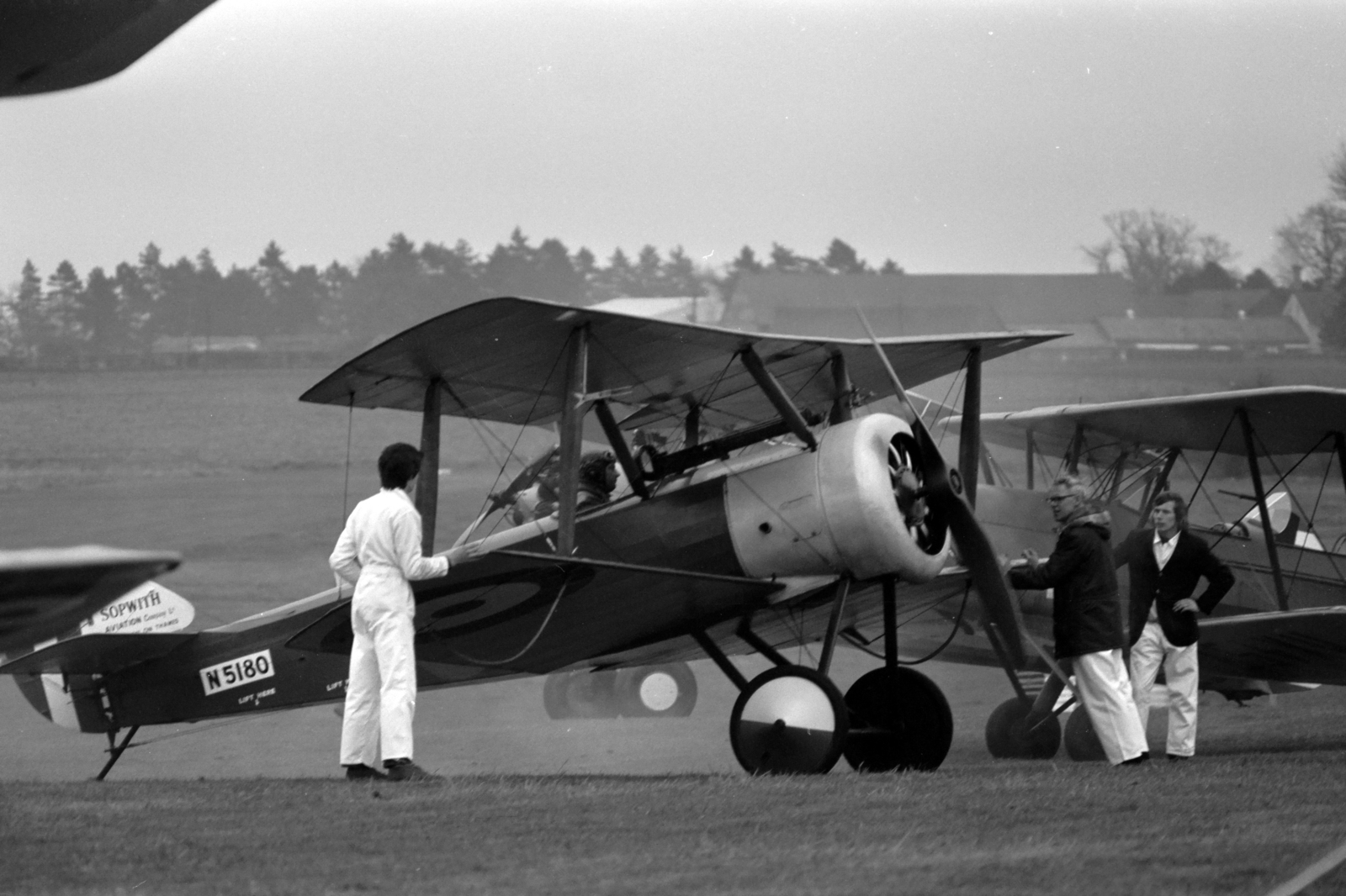 United Kingdom, Sopwith Pup típusú vadászrepülőgép., 1977, Chuckyeager tumblr, airplane, Sopwith-brand, replica, biplane, Fortepan #143736