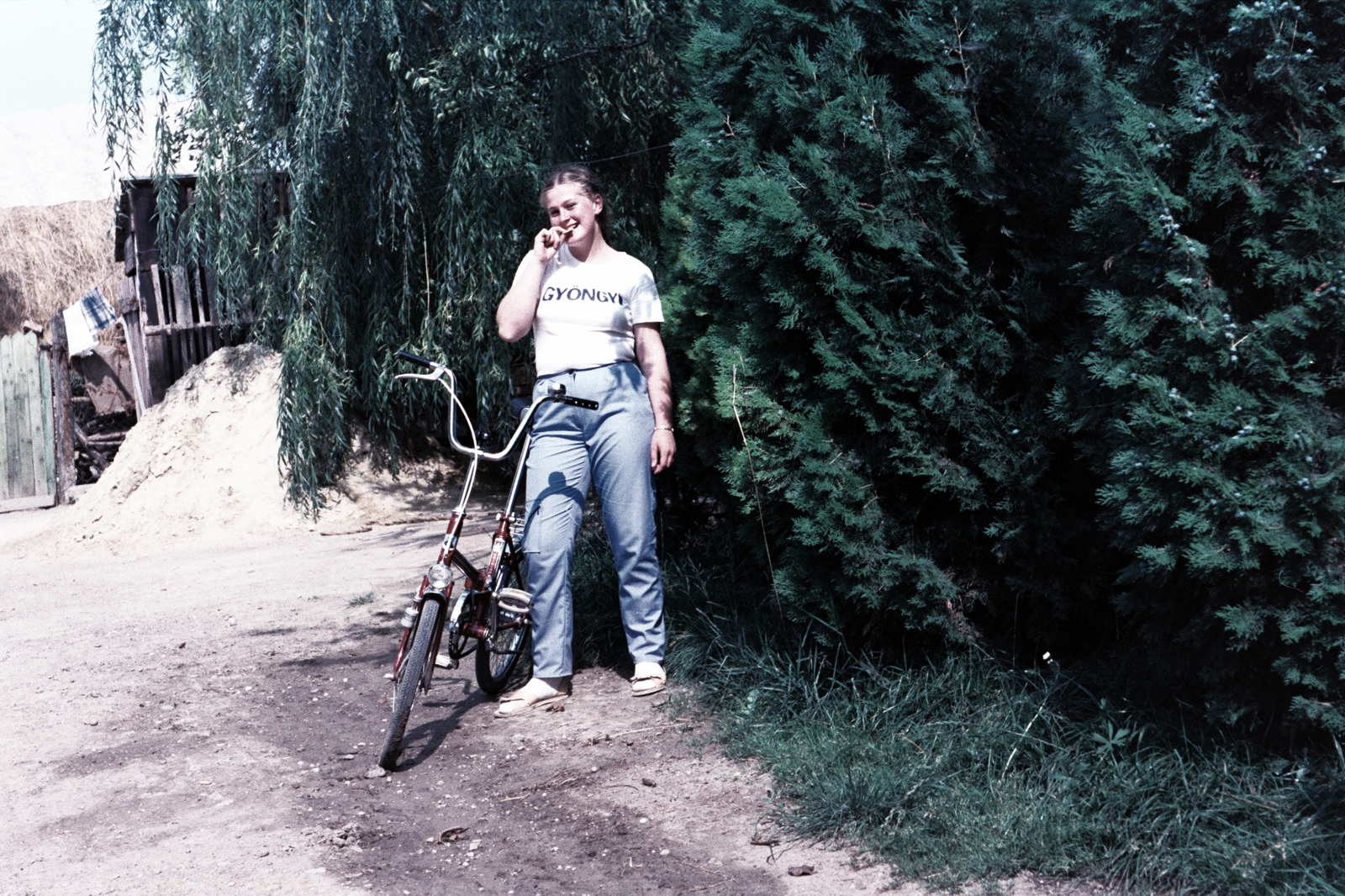 1983, Chuckyeager tumblr, colorful, Csepel-brand, camping, Fortepan #143789