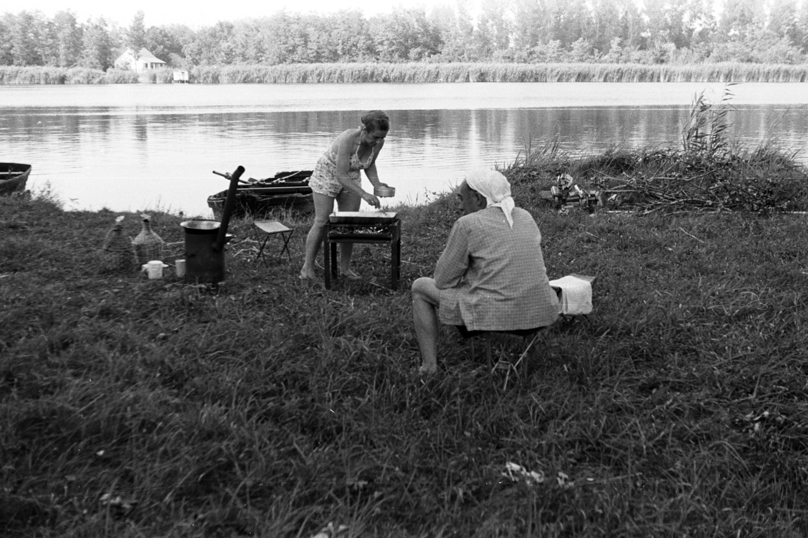 Hungary, Ráckevei (Soroksári)-Duna., 1961, Chuckyeager tumblr, Fortepan #143930