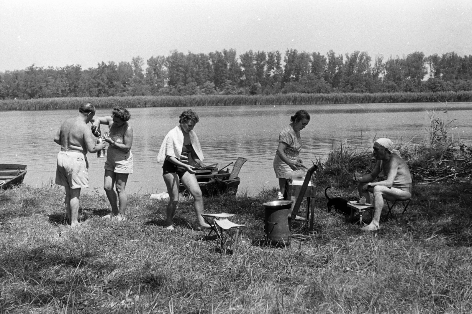 Hungary, Ráckevei (Soroksári)-Duna., 1961, Chuckyeager tumblr, Fortepan #143933