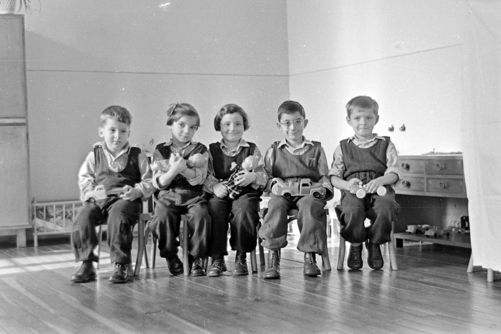 1953, Szent-tamási Mihály, nursery, Fortepan #14451