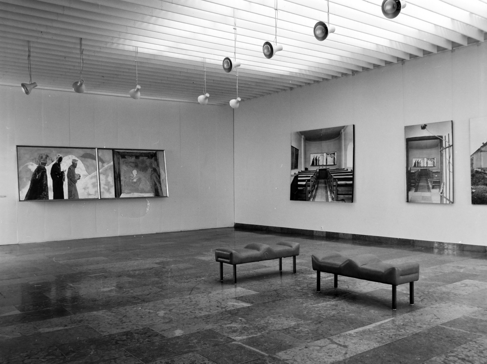 "Udvardy Erzsébet kiállítás", 1979, Magyar Nemzeti Galéria/Adattári Gyűjtemény, Fortepan #144600