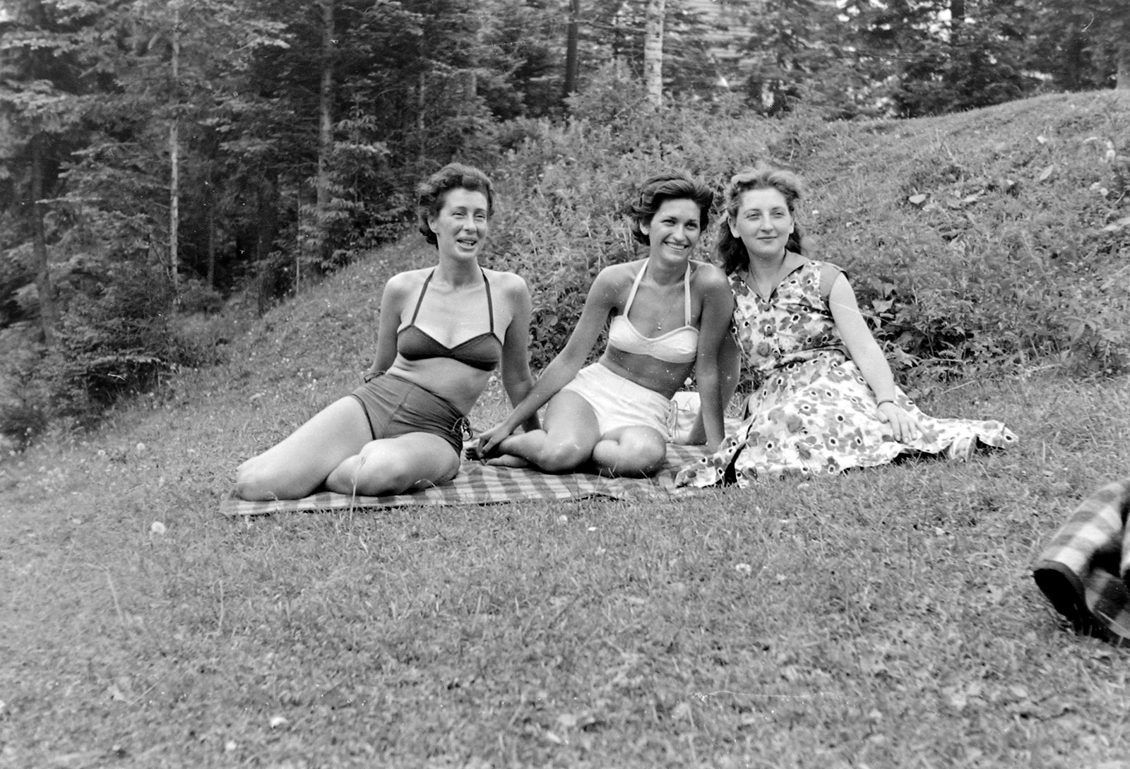 1958, Szent-tamási Mihály, bathing suit, Fortepan #14462