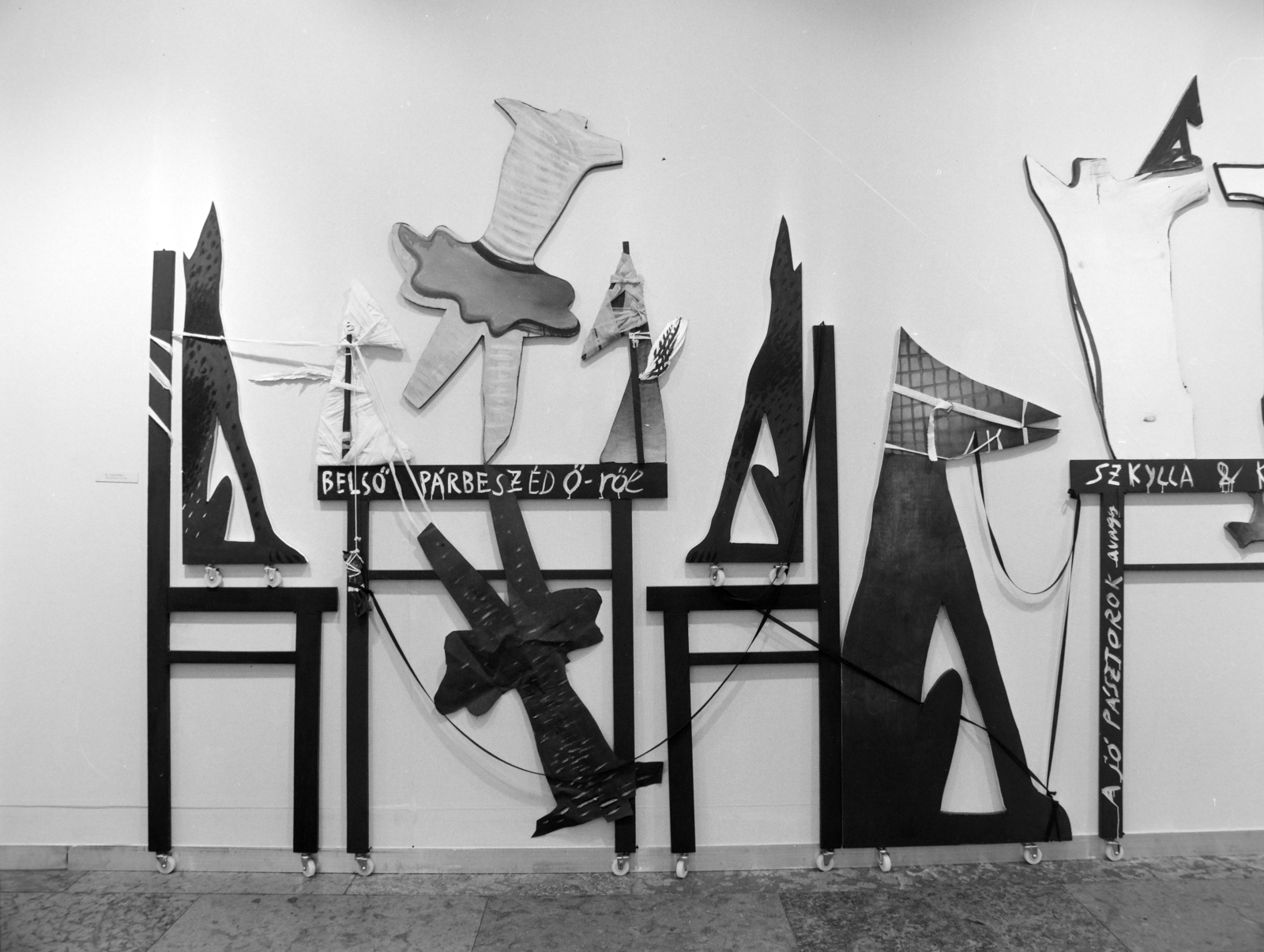 "Eklektika kiállítás", 1985, Magyar Nemzeti Galéria/Adattári Gyűjtemény, modern art, Fortepan #145549