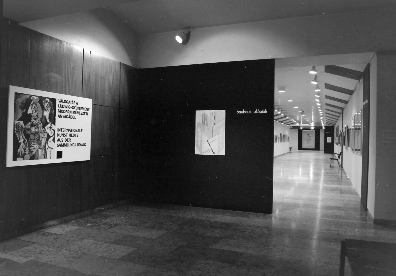 "Bauhaus utópiák kiállítás", 1988, Magyar Nemzeti Galéria/Adattári Gyűjtemény, exhibition, Fortepan #145717