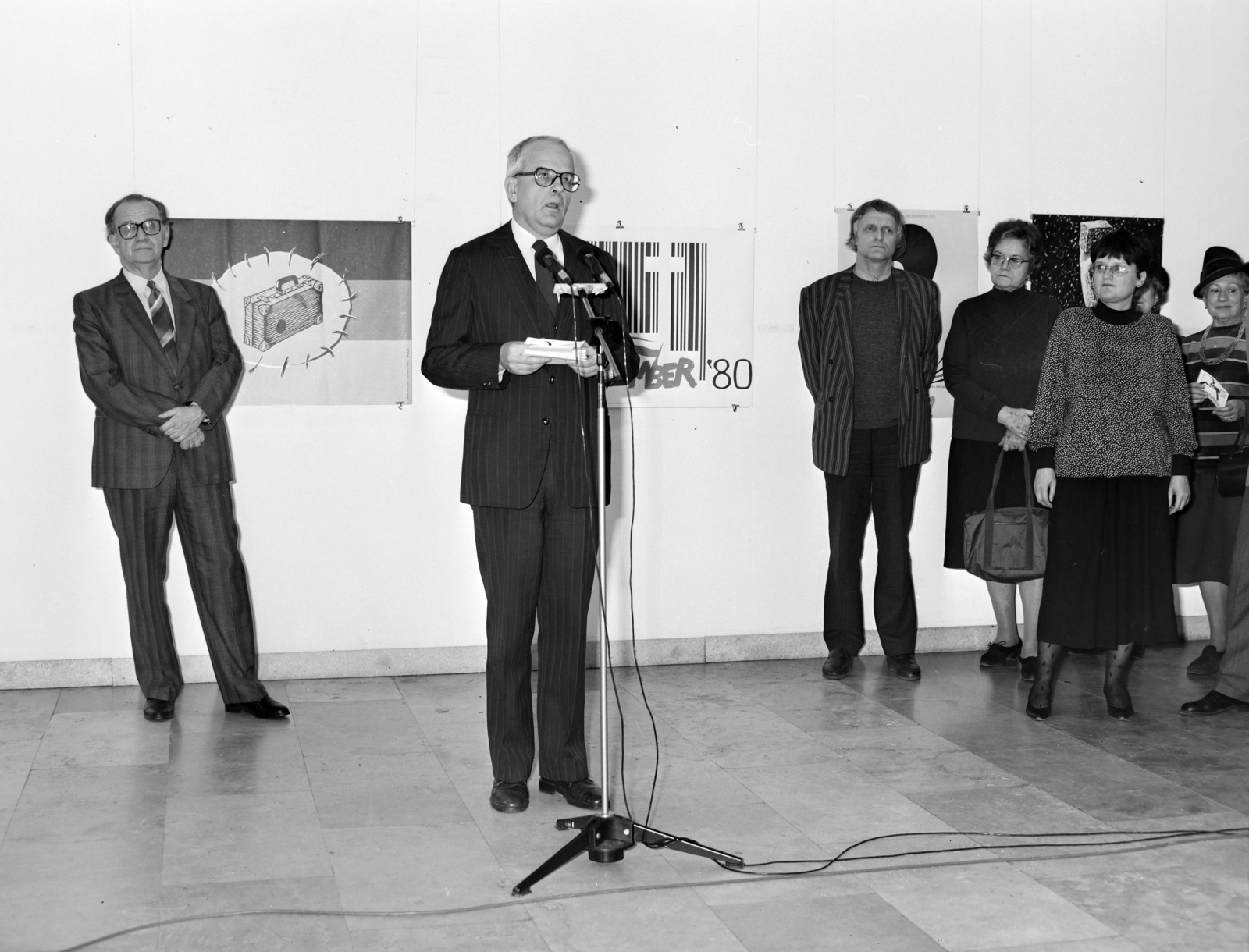 "A Változás Jelei kiállítás", 1990, Magyar Nemzeti Galéria/Adattári Gyűjtemény, regime change, poster, Fortepan #145877