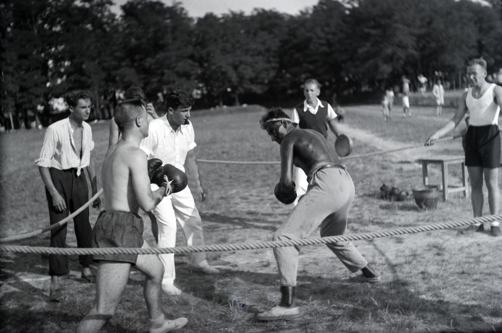 Hungary, Tahitótfalu, a Budapesten működő német birodalmi iskola sportrendezvénye a Pokol csárda melletti sportpályán., 1939, Sattler Katalin, box, Fortepan #146170