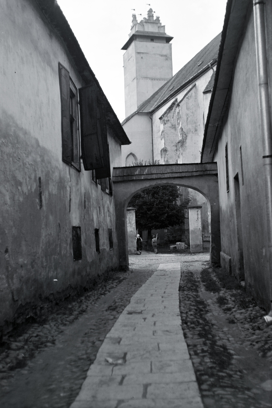 Slovakia, Kežmarok, Szent Kereszt-templom., 1941, Sattler Katalin, Fortepan #146225