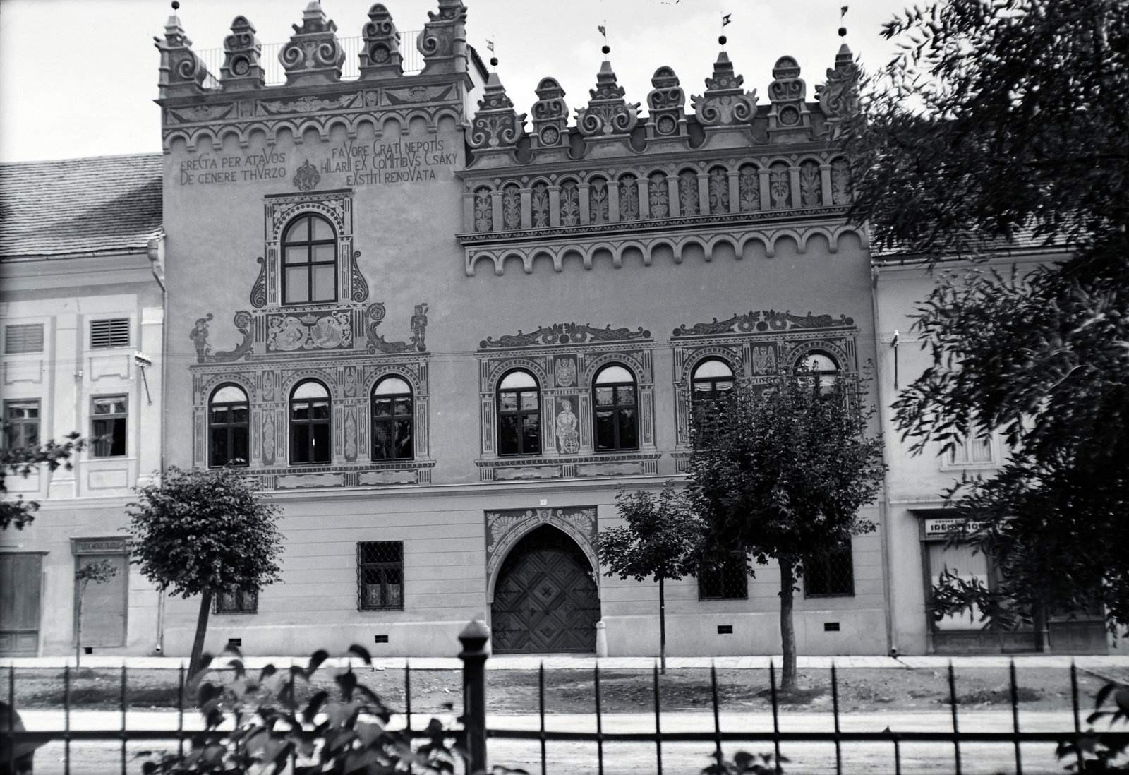 Slovakia, Levoča, főtér (Námestie Majstra Pavla), Thurzó-ház., 1941, Sattler Katalin, architecture, Fortepan #146226