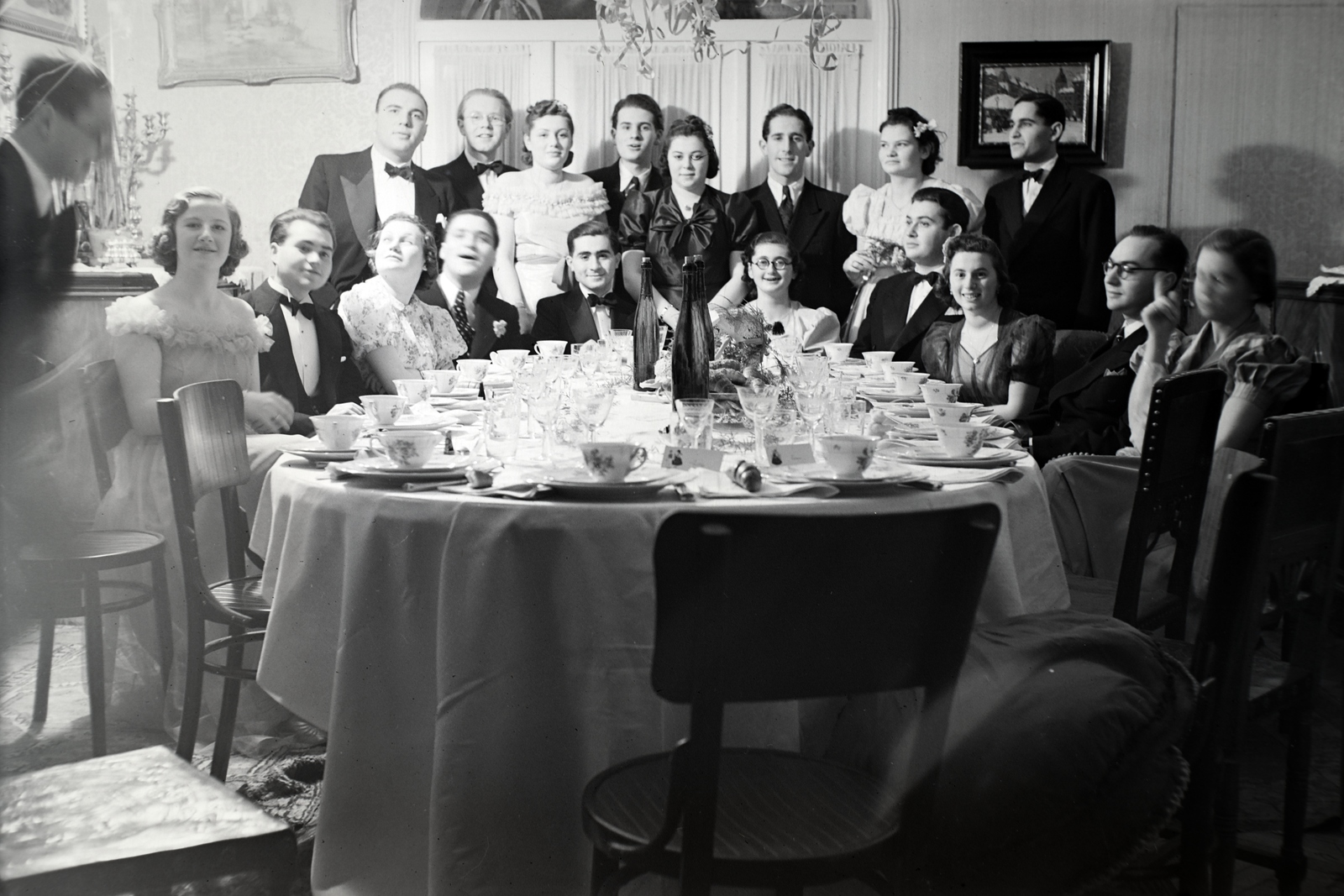1940, Sattler Katalin, New Year's Eve, Fortepan #146239