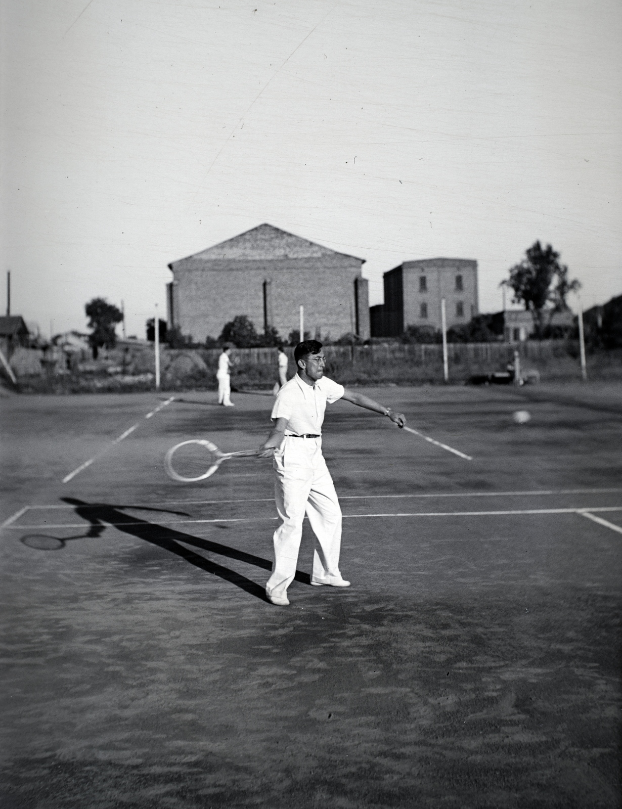 1941, Sattler Katalin, tennis, Fortepan #146315