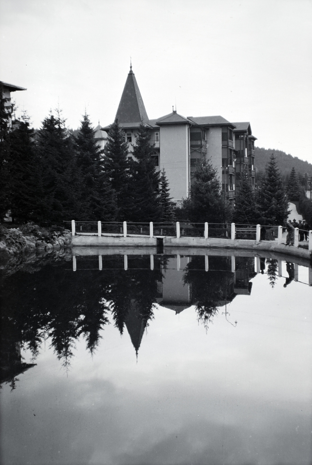 Slovakia,High Tatras, Nový Smokovec, Európa szálló., 1941, Sattler Katalin, Fortepan #146337