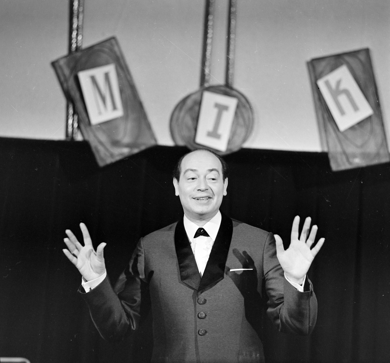Hungary, Komlós János humorista., 1970, Szalay Zoltán, humour, Fortepan #146796