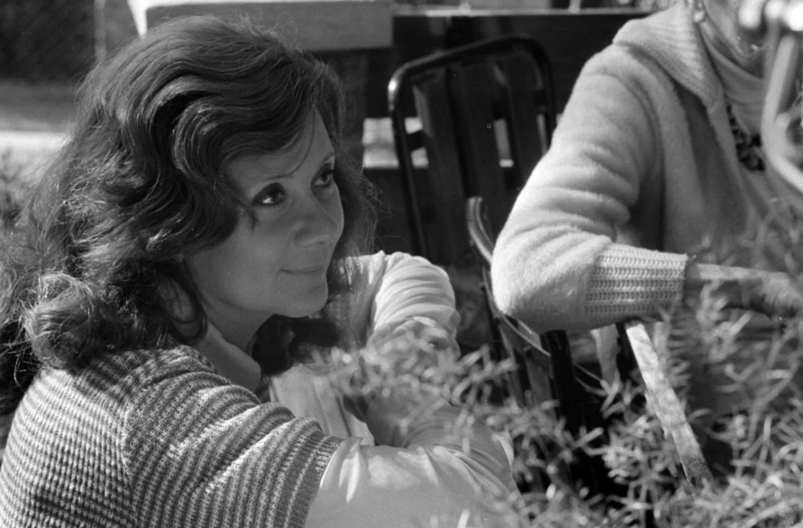 Magyarország, Budapest, a Magyar Rádió Szabad szombat című, a Radio DDR-rel közös műsora. Ruttkai Éva színművésznő., 1973, Szalay Zoltán, Fortepan #147071