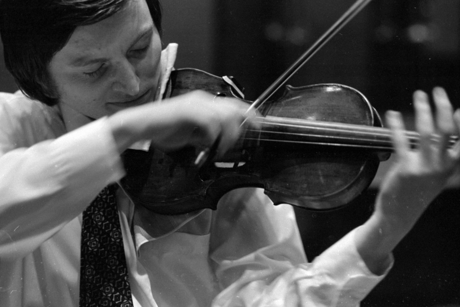 1977, Szalay Zoltán, violin, Fortepan #147275