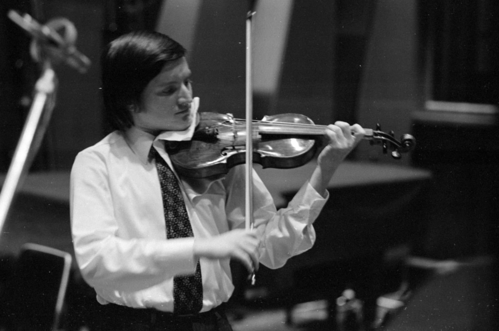 1977, Szalay Zoltán, violin, Fortepan #147276