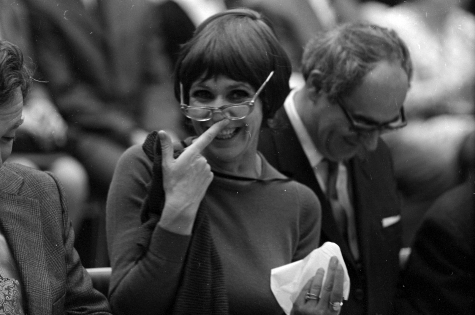 Hungary, Psota Irén színművész és Dömölky János filmrendező, 1972, Szalay Zoltán, Fortepan #147782