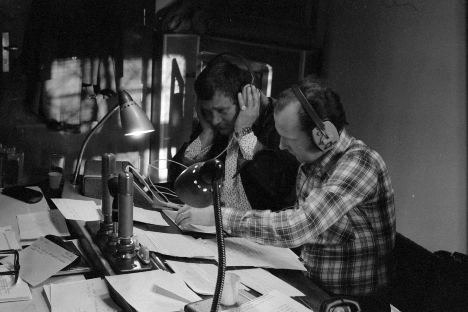 1977, Szalay Zoltán, Hungarian Radio, Fortepan #147995