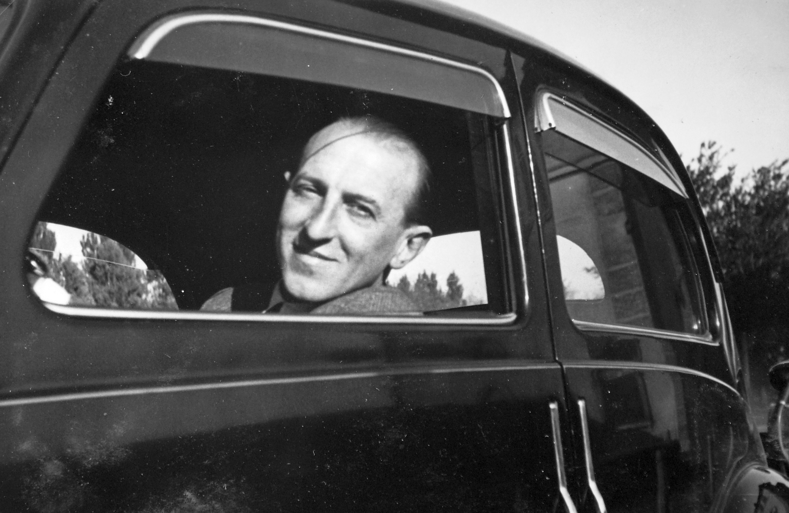 FIAT 1100 B típusú személygépkocsi., 1942, Négyesi Pál, Fiat-brand, Italian brand, automobile, Fortepan #14812