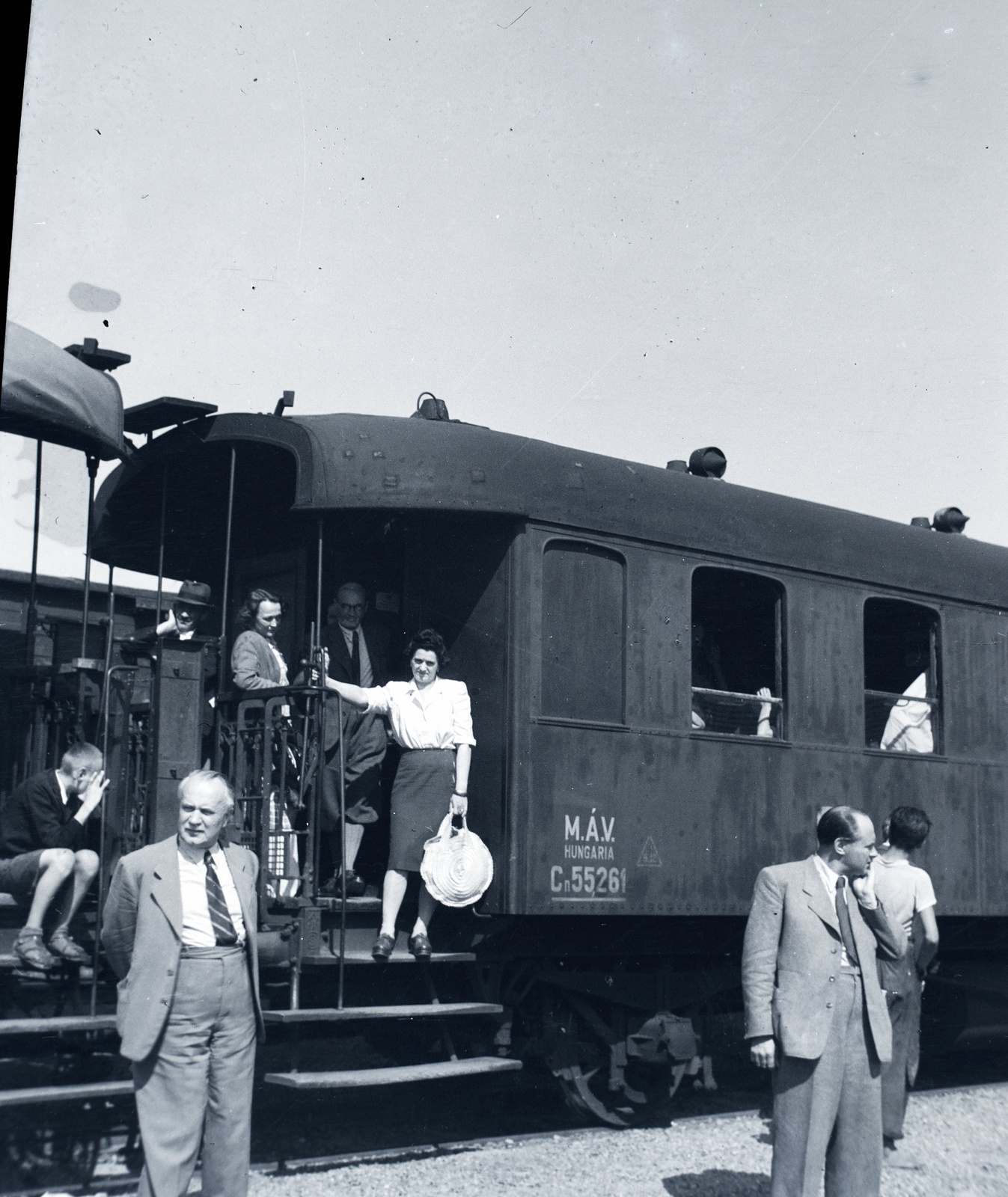 1936, Barbjerik Ferenc, MÁV, vasúti szerelvény, Fortepan #148214